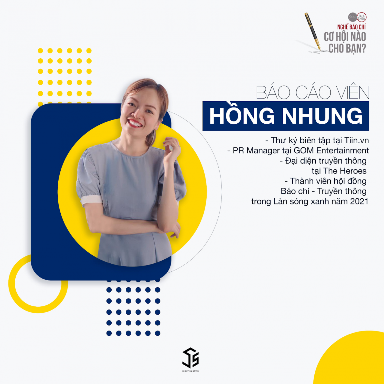13-Sinh viên khoa quan hệ quốc tế tổ chức talkshow nghề báo chí 