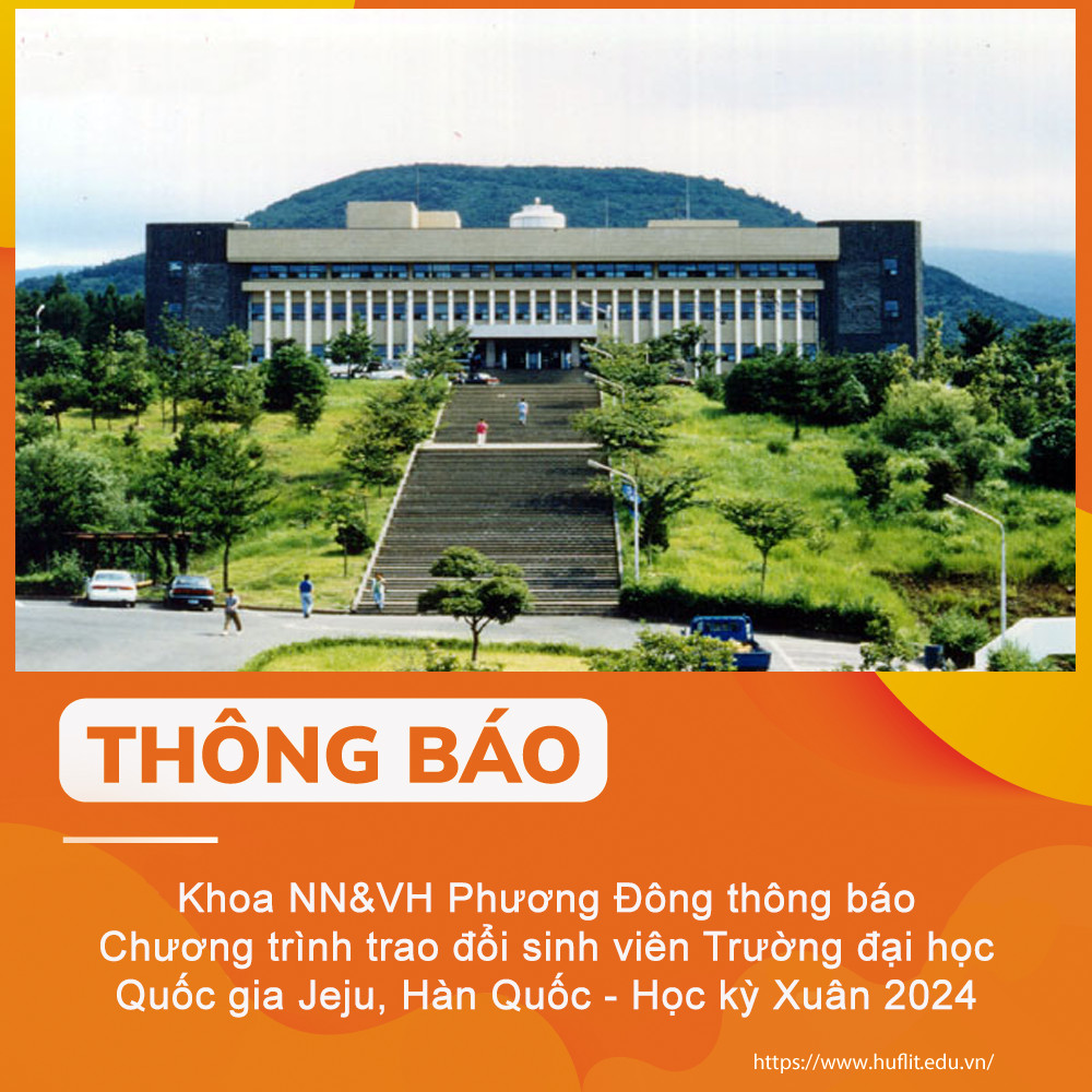 Khoa Đông Phương - Du học trao đổi Jeju - Nền Jeju