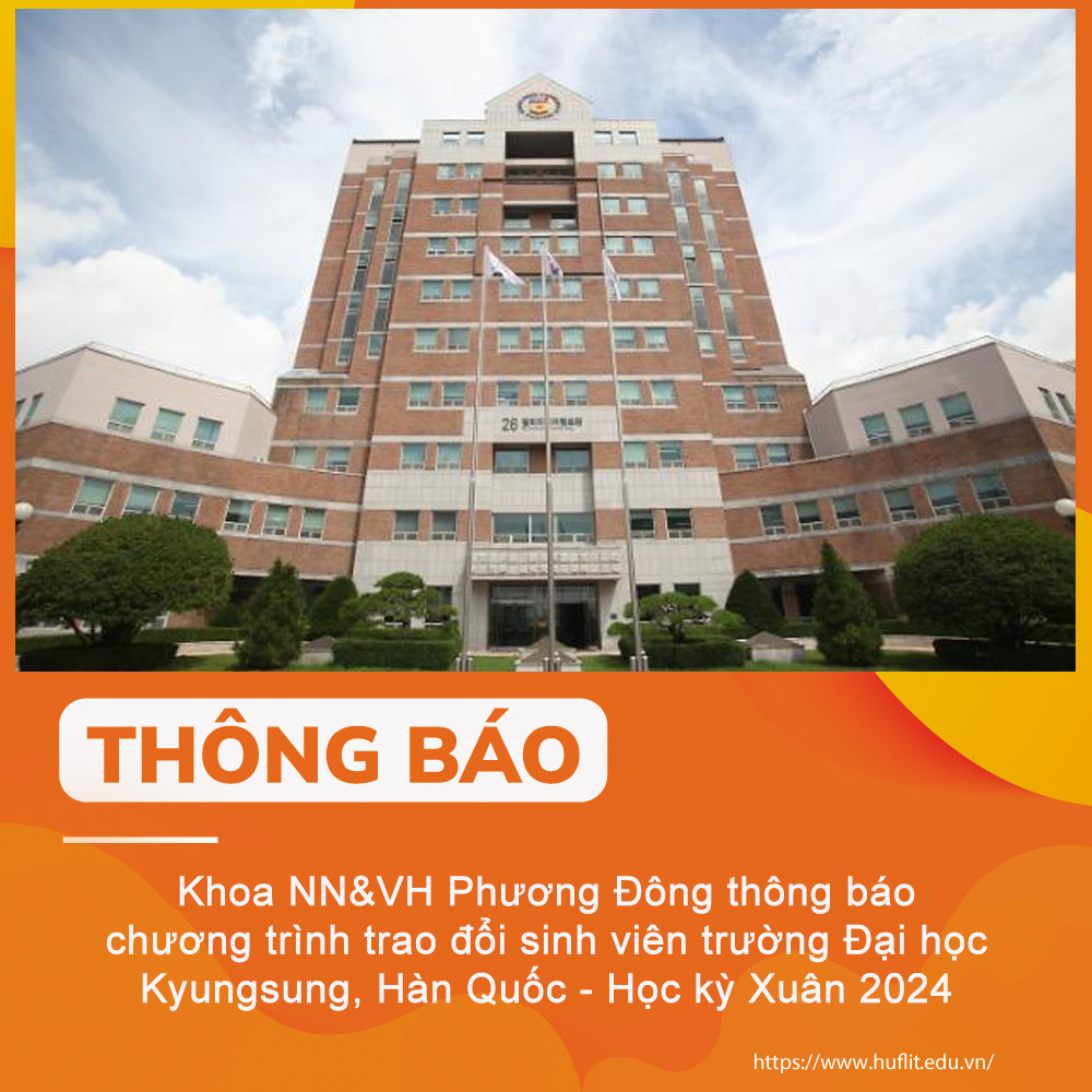 Khoa Đông Phương - Du học trao đổi Kyungsung - Nền