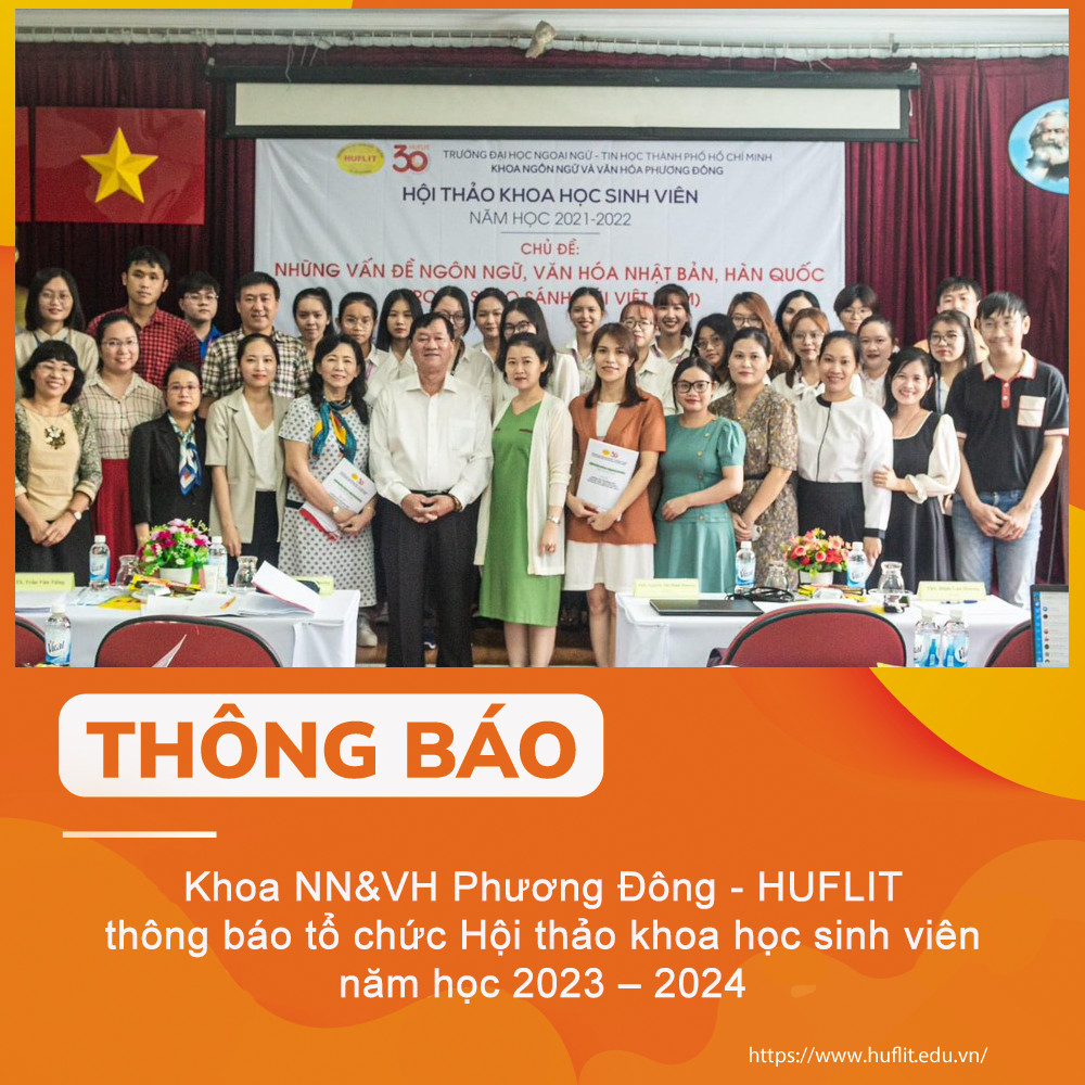 Khoa Đông Phương - Hội thảo khoa học sinh viên - Nền