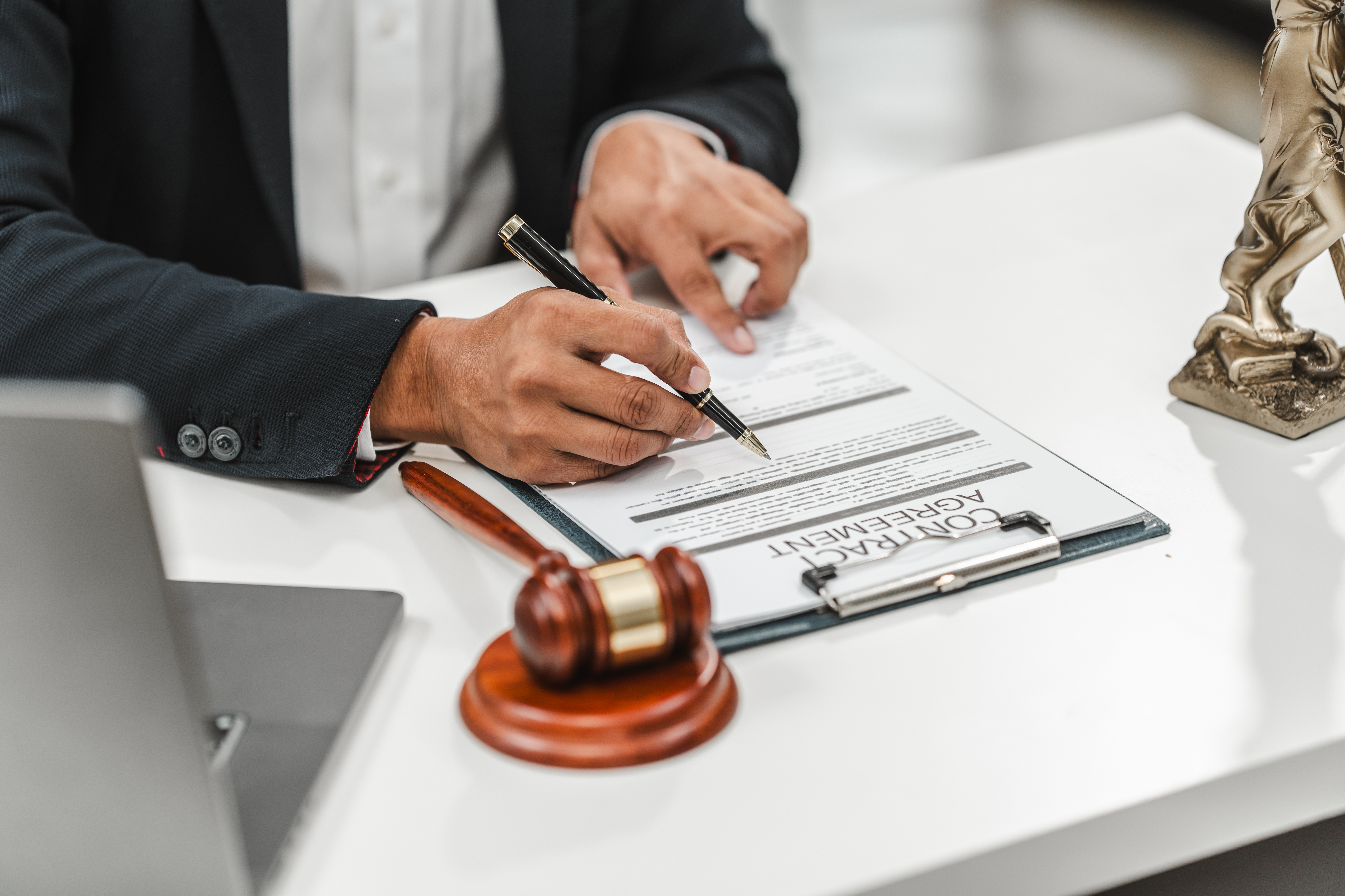 Handsome businessman lawyer of Indian descent. trusted litigatio