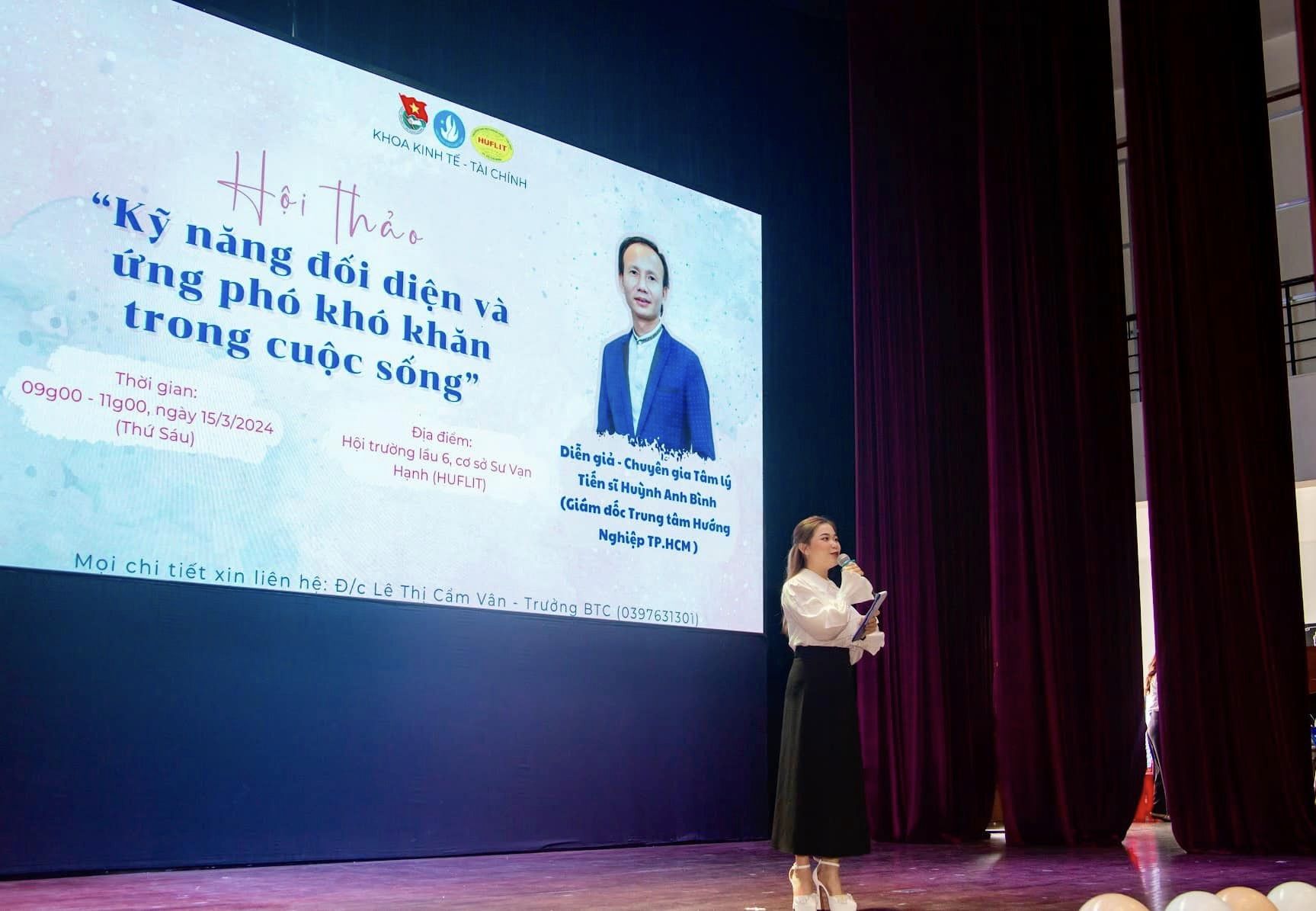 Hội thảo kỹ năng "Đối diện và ứng phó khó khăn trong cuộc sống"
