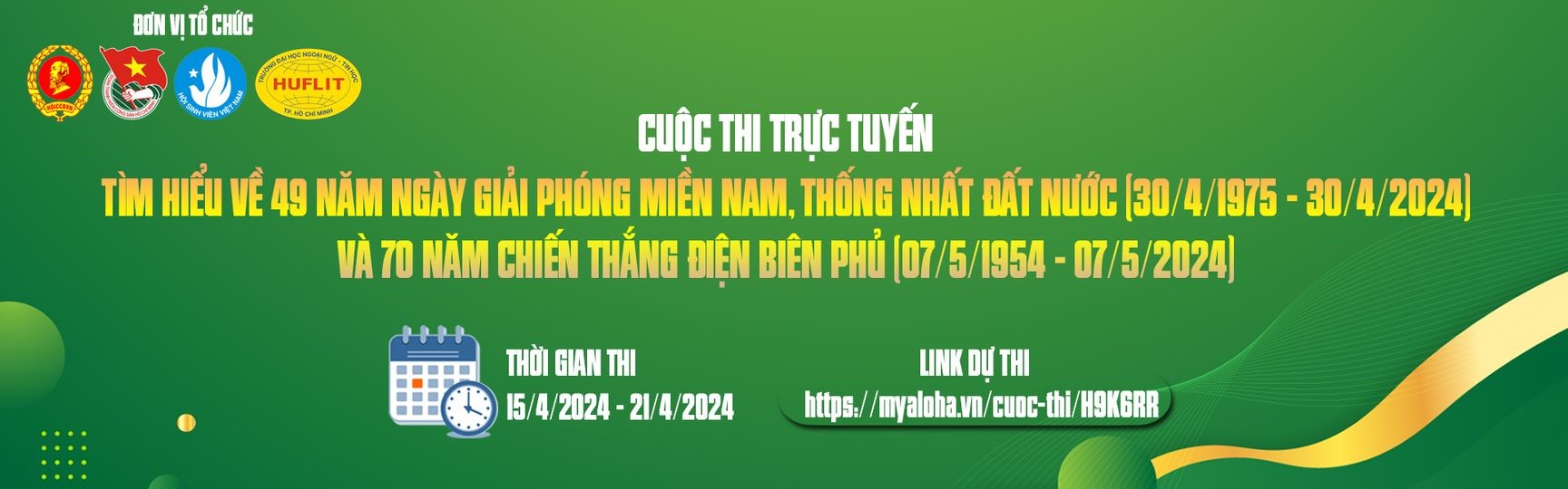 Đa dạng các hoạt động giáo dục truyền thống cho đoàn viên, thanh niên HUFLIT trong những ngày tháng 4, tháng 5 lịch sử