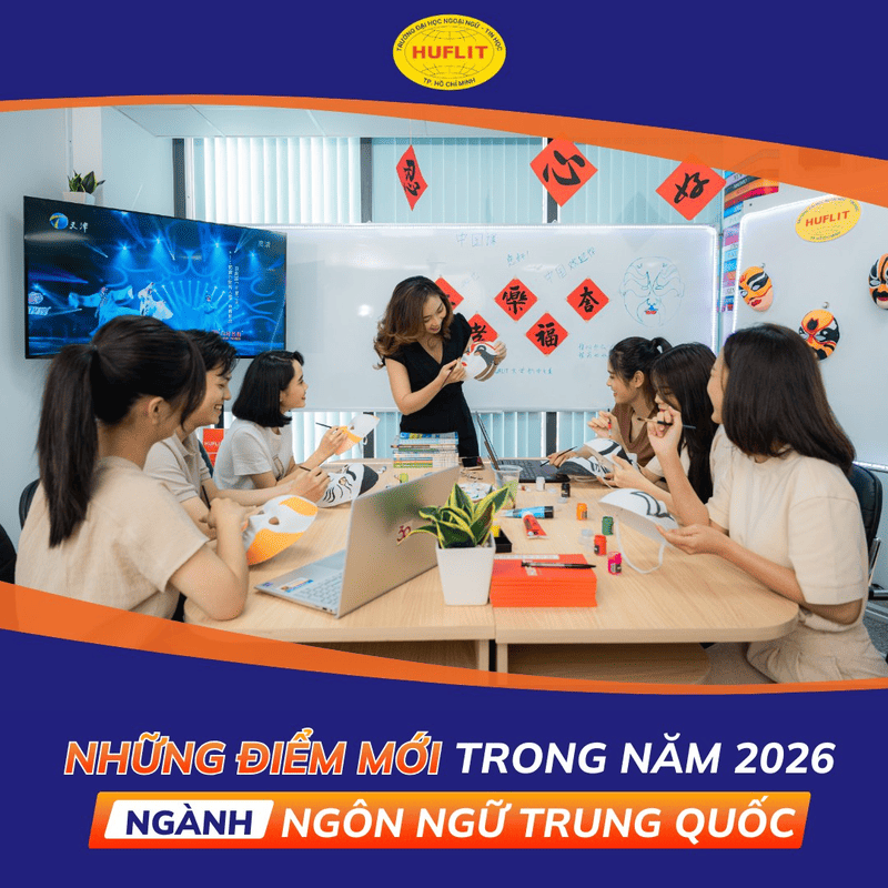 Ngành ngôn ngữ Trung Quốc HUFLIT