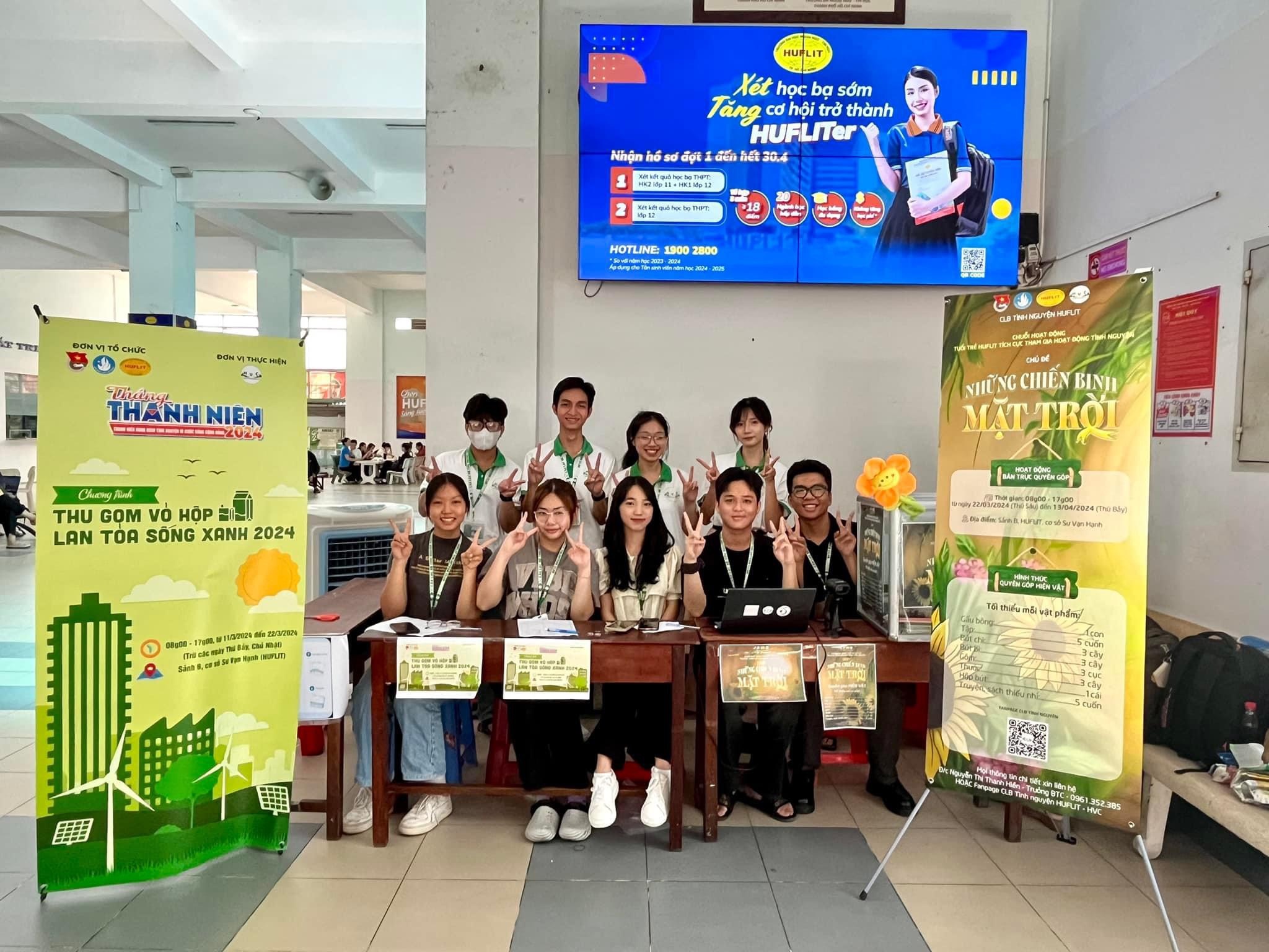 Chuỗi hoạt động “Tuổi trẻ HUFLIT tích cực tham gia hoạt động tình nguyện” năm 2024