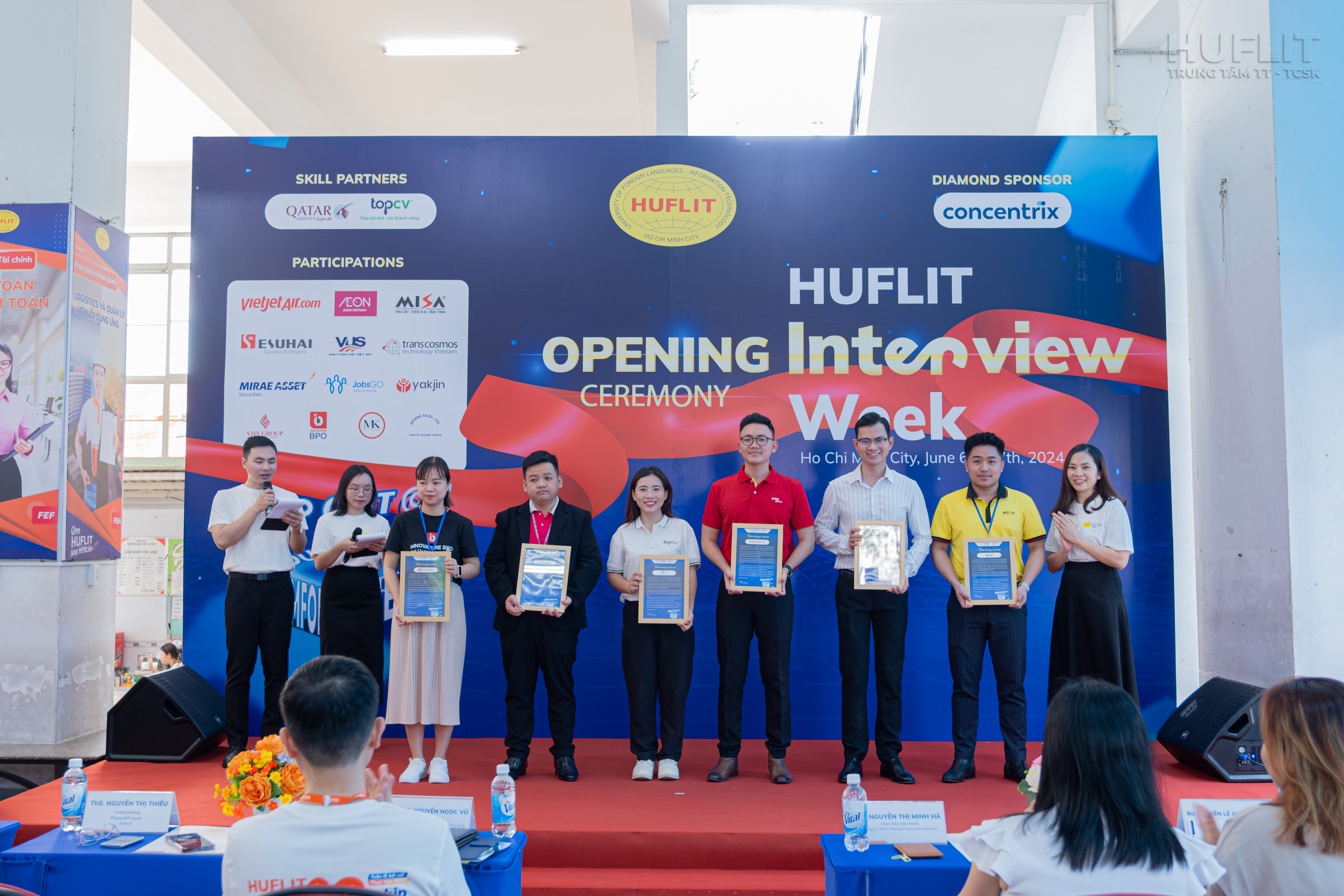 Hình ảnh_Sự kiện Lễ Khai mạc Tuần Lễ phỏng vấn - HUFLIT Interview Week 2024