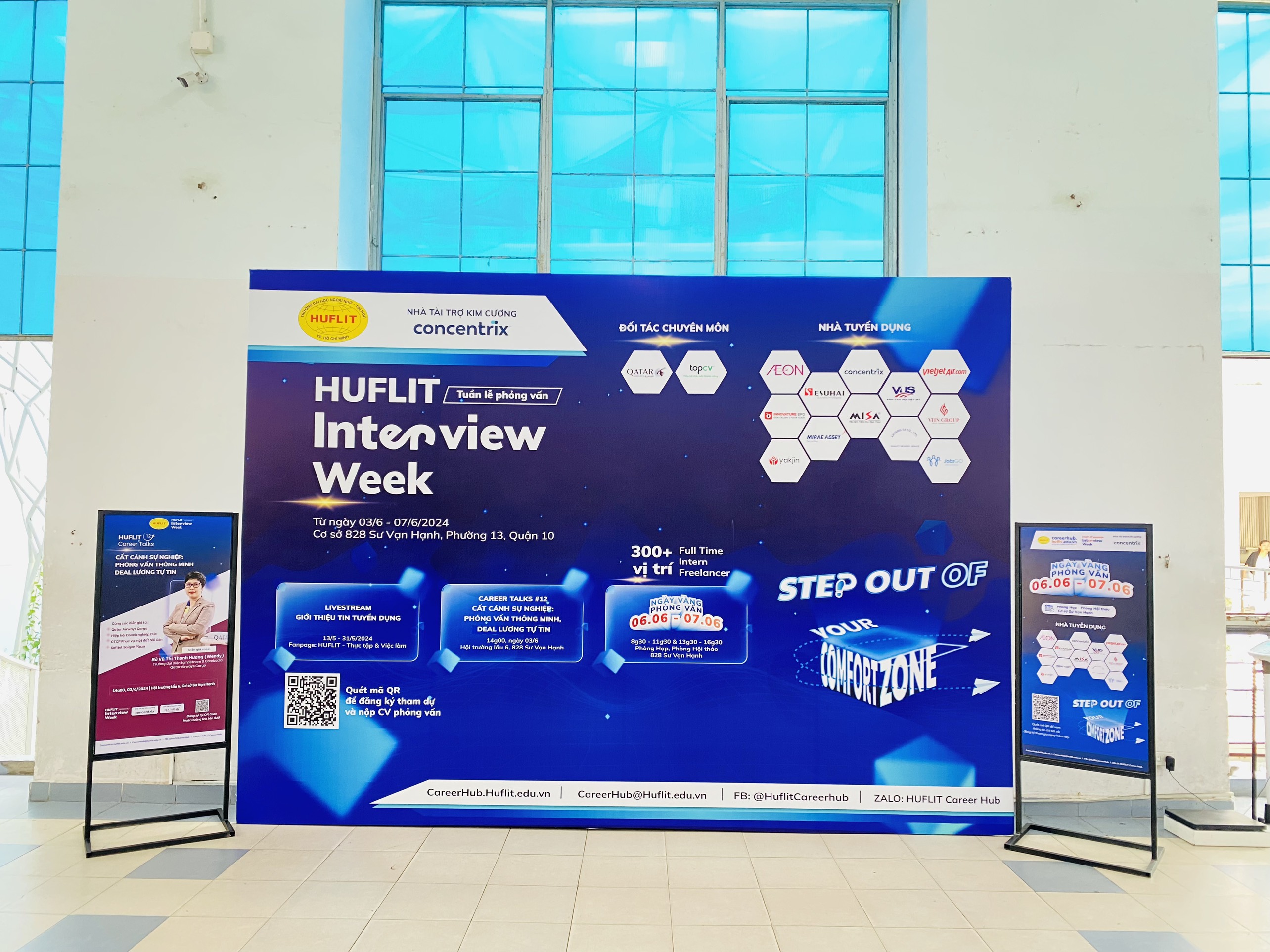 Hình ảnh_Hoạt động truyền thông triển lãm bản tin tuyển dụng của Doanh nghiệp.