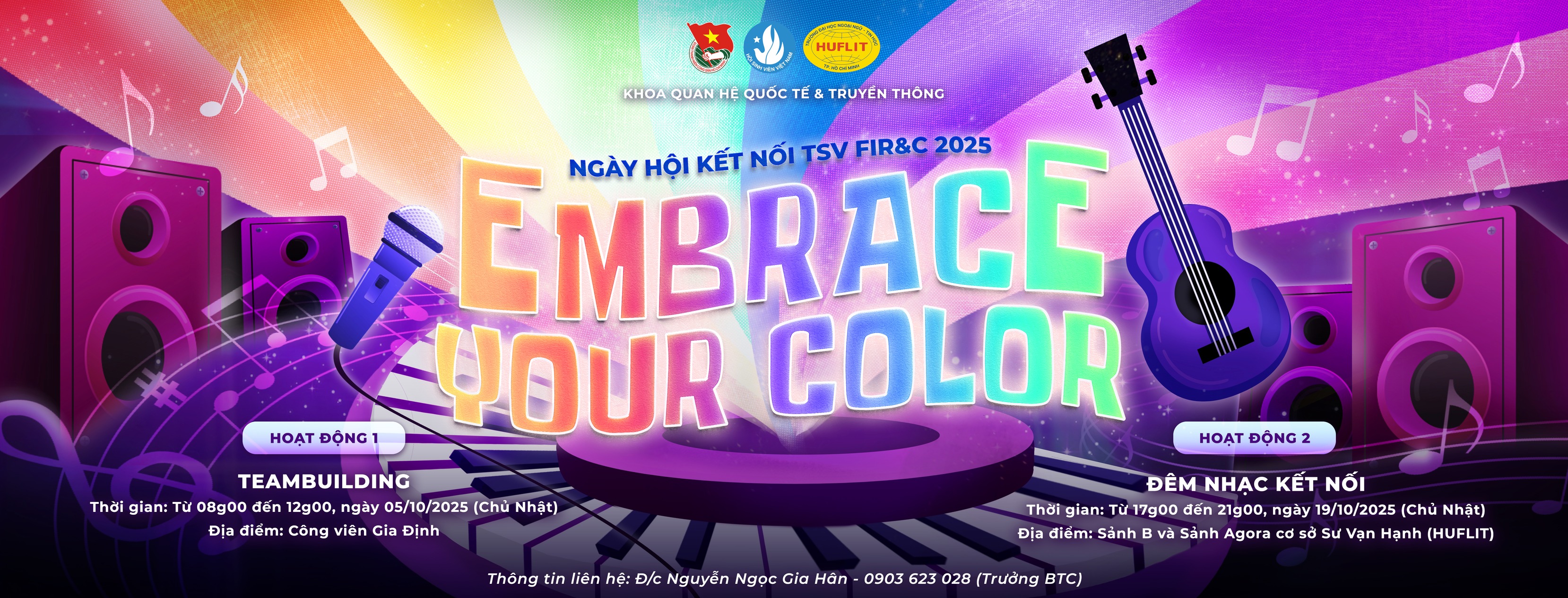 Ngày hội Kết nối Tân Sinh viên FIR&C 2025 - “Embrace Your Color”