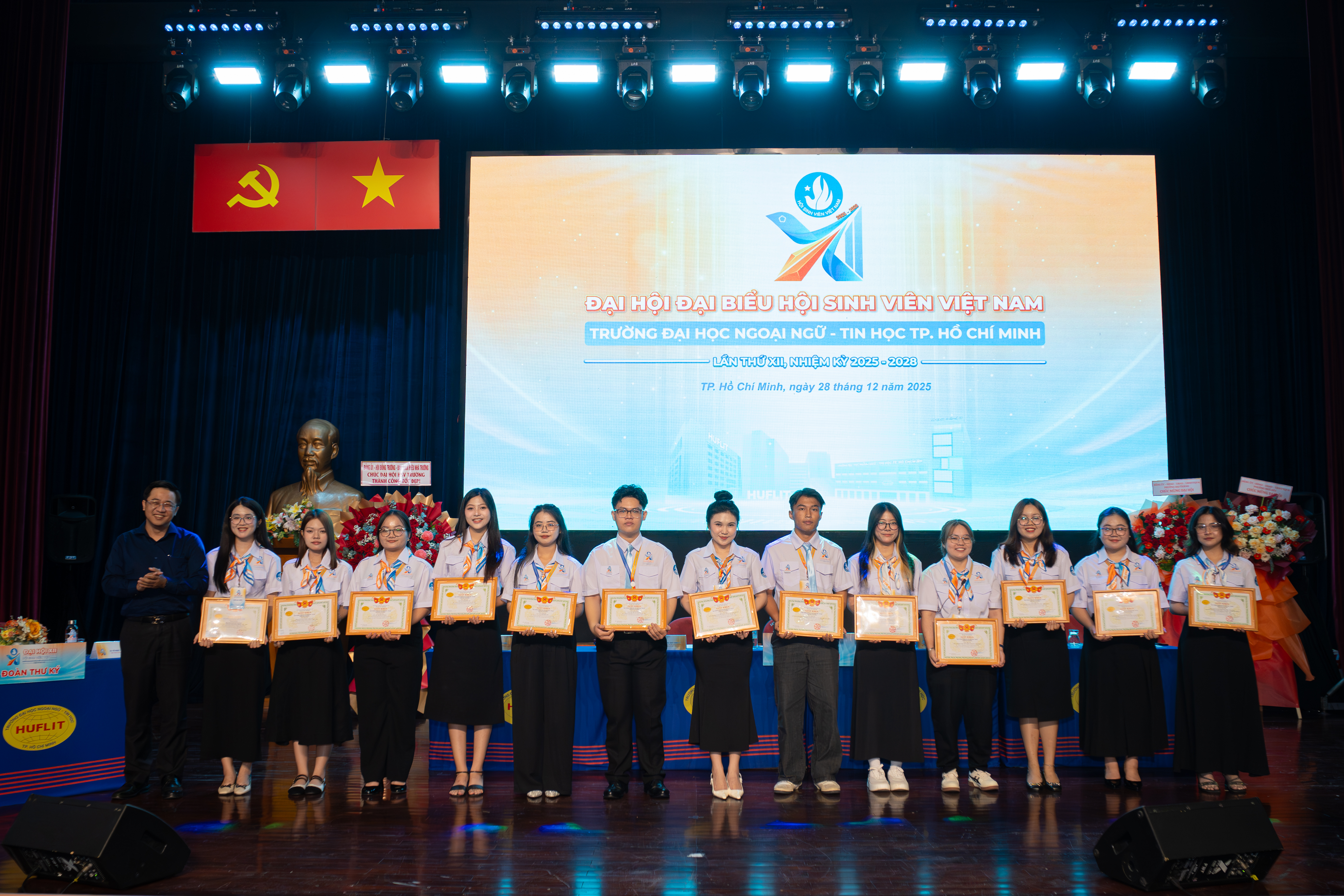 Đại hội đại biểu Hội Sinh viên Việt Nam Trường Đại học Ngoại ngữ – Tin học TP. Hồ Chí Minh lần thứ XII, nhiệm kỳ 2025 – 2028